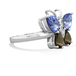 Tanzanite Butterfly 14K White Gold ring R2215