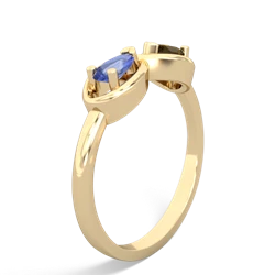 Tanzanite Infinity 14K Yellow Gold ring R5050