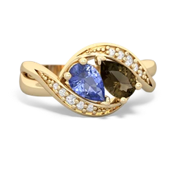 Tanzanite Summer Winds 14K Yellow Gold ring R5342