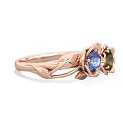 Tanzanite Rose Garden 14K Rose Gold ring R5510