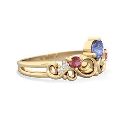 Tanzanite Crown Keepsake 14K Yellow Gold ring R5740