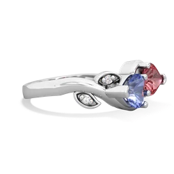 Tanzanite Floral Elegance 14K White Gold ring R5790