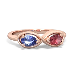 Tanzanite Infinity 14K Rose Gold ring R5050