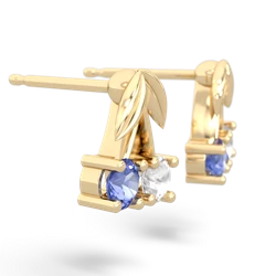 Tanzanite Sweet Cherries 14K Yellow Gold earrings E7001