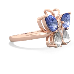 Tanzanite Butterfly 14K Rose Gold ring R2215