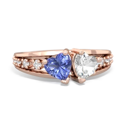 Tanzanite Heart To Heart 14K Rose Gold ring R3342