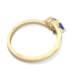 Tanzanite Sweethearts 14K Yellow Gold ring R5260