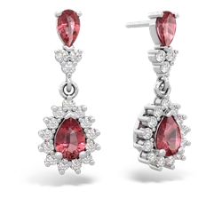Earrings-Pink Tourmaline