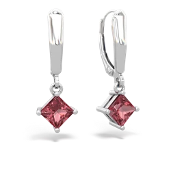 matching earrings - 6mm Princess Lever Back