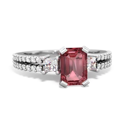 matching engagment rings - Classic 7x5mm Emerald-cut Engagement