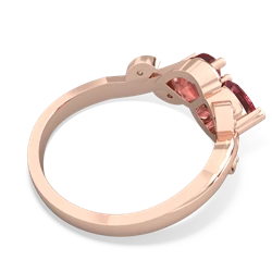 Pink Tourmaline Floral Elegance 14K Rose Gold ring R5790