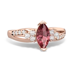 Pink Tourmaline Royal Marquise 14K Rose Gold ring R2343