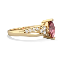 Pink Tourmaline Royal Marquise 14K Yellow Gold ring R2343