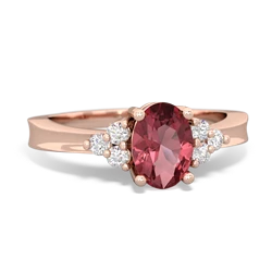 Pink Tourmaline Simply Elegant 14K Rose Gold ring R2113