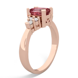 Pink Tourmaline Timeless Classic 14K Rose Gold ring R2591