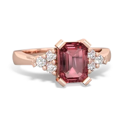 Pink Tourmaline Timeless Classic 14K Rose Gold ring R2591