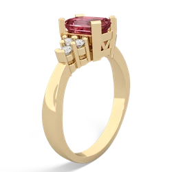 Pink Tourmaline Timeless Classic 14K Yellow Gold ring R2591