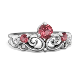 Ruby Crown Keepsake 14K White Gold ring R5740