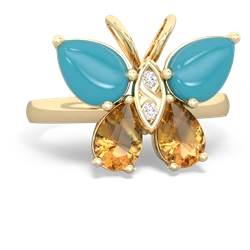 matching rings - Butterfly