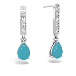 matching earrings - Art Deco Diamond Drop