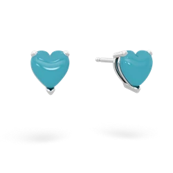 matching earrings - 6mm Heart Stud