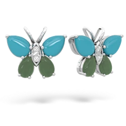 matching earrings - Butterfly