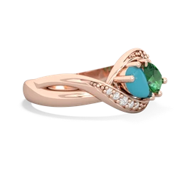 Turquoise Summer Winds 14K Rose Gold ring R5342