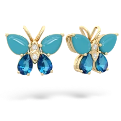 matching earrings - Butterfly