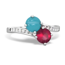 similar item - Channel Set Two Stone