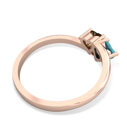 Turquoise Sweethearts 14K Rose Gold ring R5260