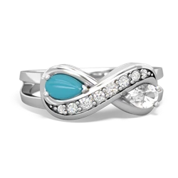 matching rings - Diamond Infinity