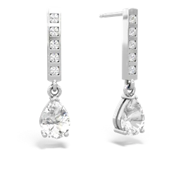 matching earrings - Art Deco Diamond Drop