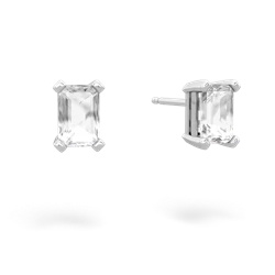 similar item - 6x4mm Emerald-Cut Stud