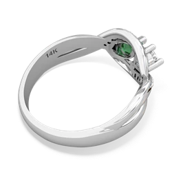 White Topaz Summer Winds 14K White Gold ring R5342