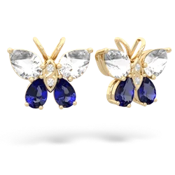 matching earrings - Butterfly