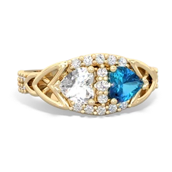 matching rings - Sparkling Celtic Knot