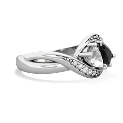 White Topaz Summer Winds 14K White Gold ring R5342