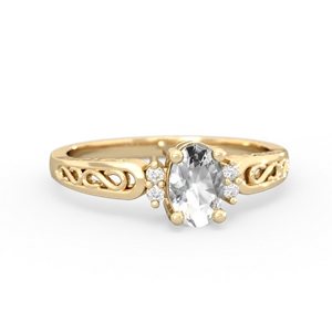 matching rings - Filligree Scroll Oval