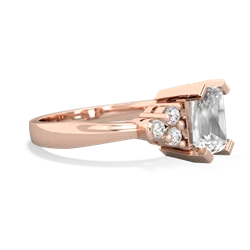White Topaz Timeless Classic 14K Rose Gold ring R2591
