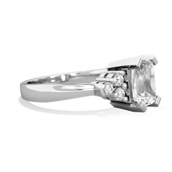 White Topaz Timeless Classic 14K White Gold ring R2591