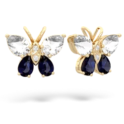 matching earrings - Butterfly