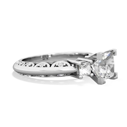 Onyx Eternal Embrace Engagement 14K White Gold ring C2001