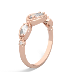 Alexandrite Milgrain Marquise 14K Rose Gold ring R5700