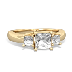 Citrine Three Stone Trellis 14K Yellow Gold ring R4015